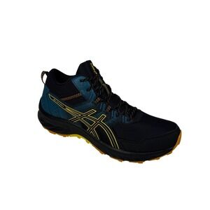Asics Gel Venture 9 MT Trail Running Shoes Mens 11.5 D Black Yellow 1011B487 001
